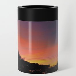 Orange and yellow sunset Can Cooler