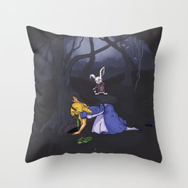 Not again, Alice! Throw Pillow