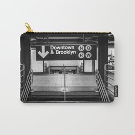 Downtown New York City Subway Carry-All Pouch