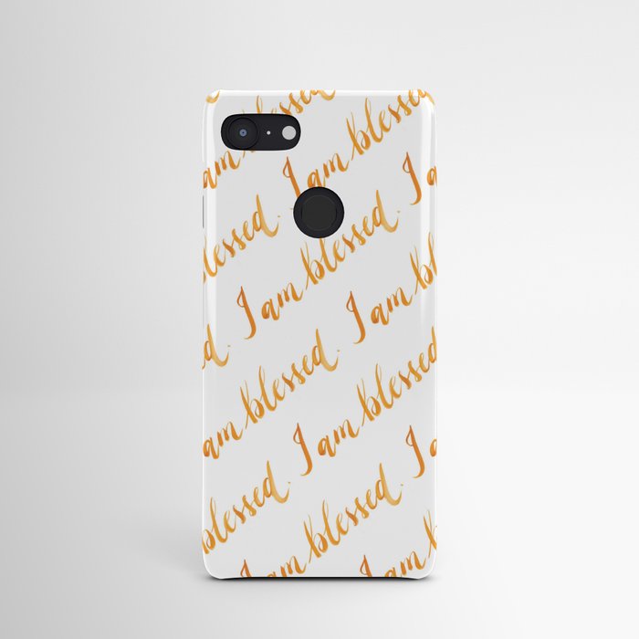 I am blessed pattern Android Case