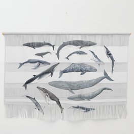 Whales all around Wall Hanging