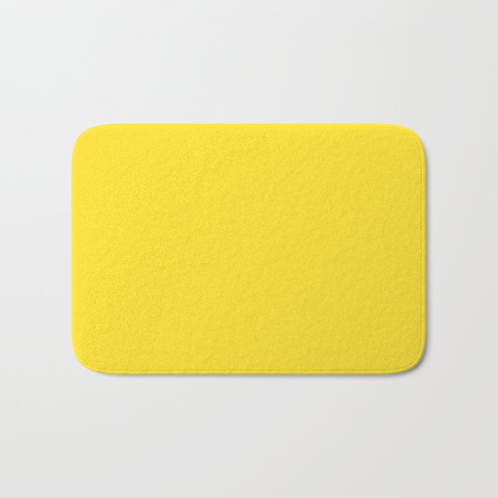 Simply Solid - Butter Yellow Bath Mat