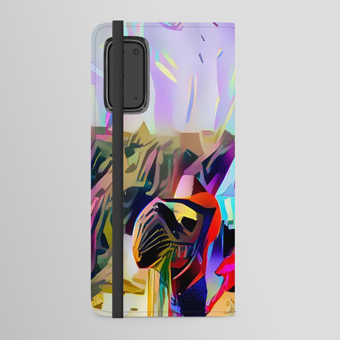 Man in the desert Android Wallet Case