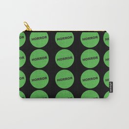 Horror Rewind Carry-All Pouch | Retro, Stencil, Typography, Illustration, Pattern, Graphicdesign, Scary, Sticker, Horrorretro, Video 