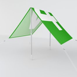 Number 4 (White & Green) Sun Shade