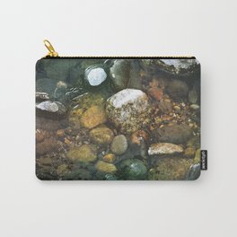Uncharted Waters Carry-All Pouch | Lake, Pond, Rocks, Digital, Nature, Digital Manipulation, Naturephotography, Photo, Water, Waterphotography 