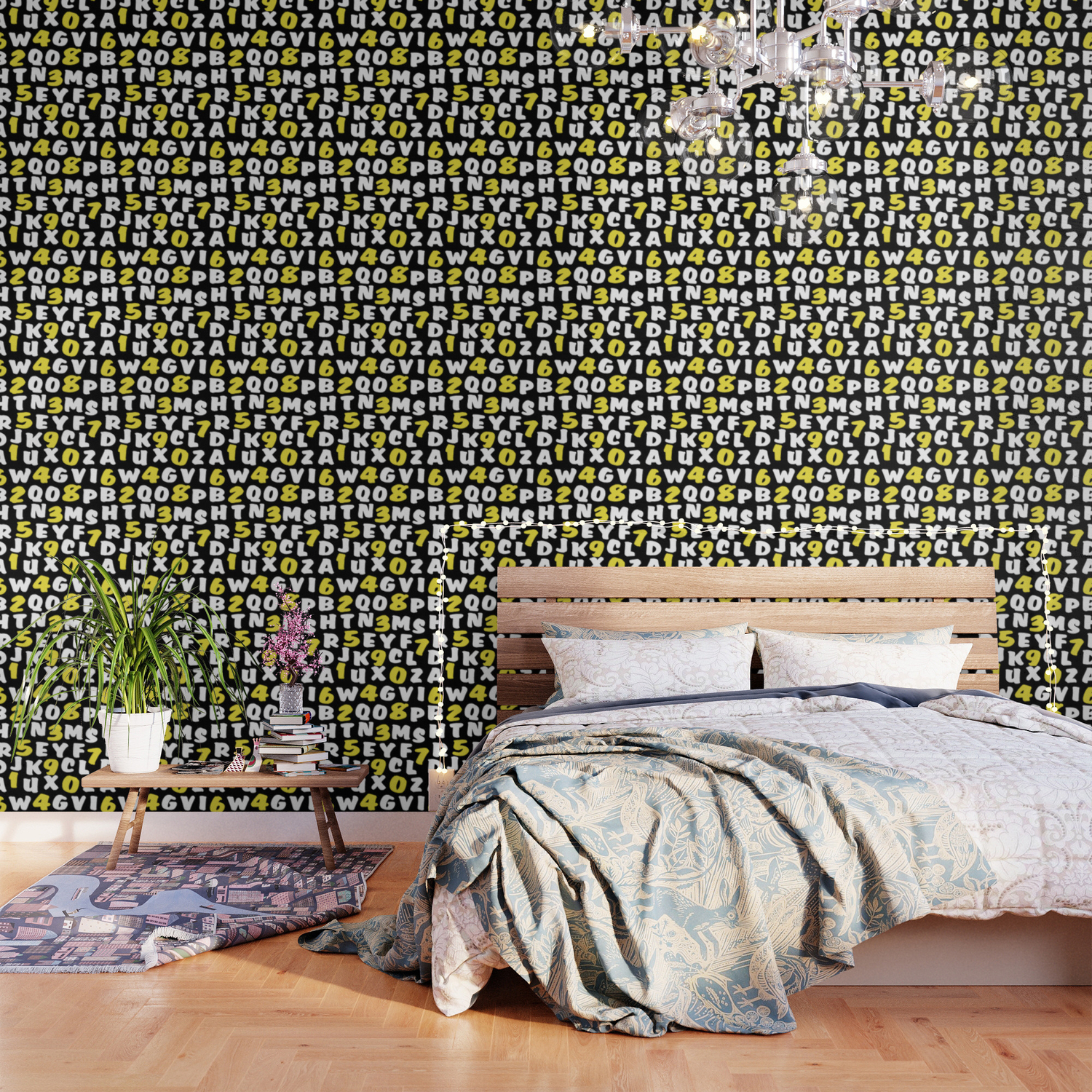 Numbers And Letters 2 Wallpaper By Society6comanastasia Society6