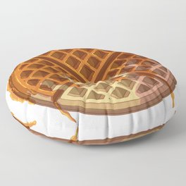 Waffle con caramelo Floor Pillow