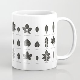 Leaves of Trees and Shrubs Identification ID Chart Mug