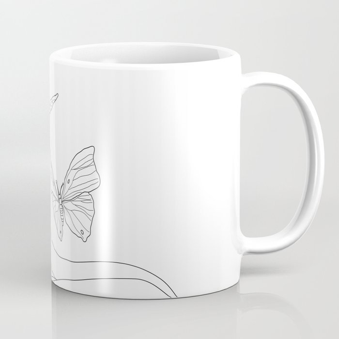 Butterflies on the Palm of the Hand Coffee Mug