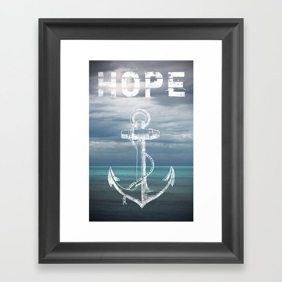 Hope Anchor Framed Art Print