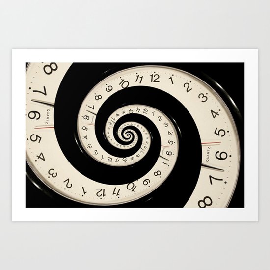 Horloge Art Print