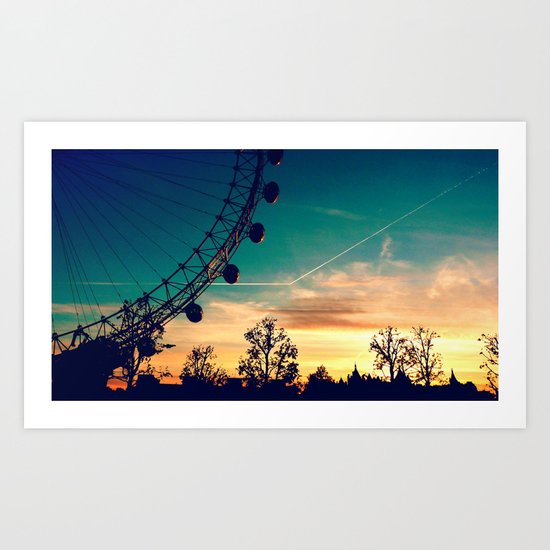 London Skyline Art Print