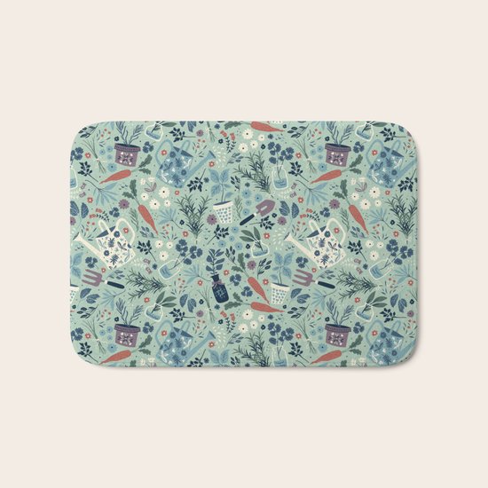 Herb Garden Bath Mat