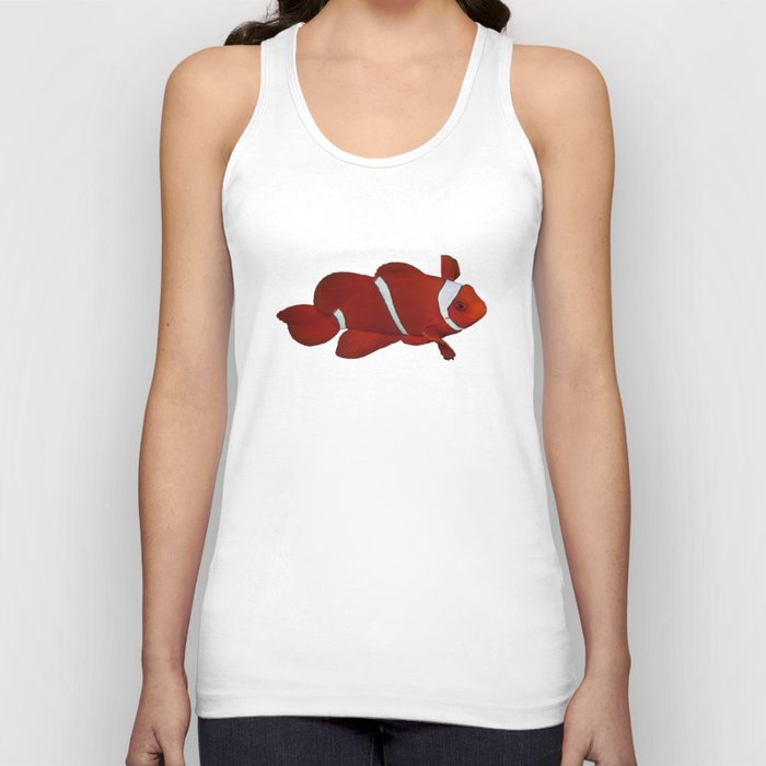Bright Red Clownfish Tank Top