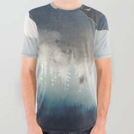 Blue Mountain Mist All Over Graphic Tee