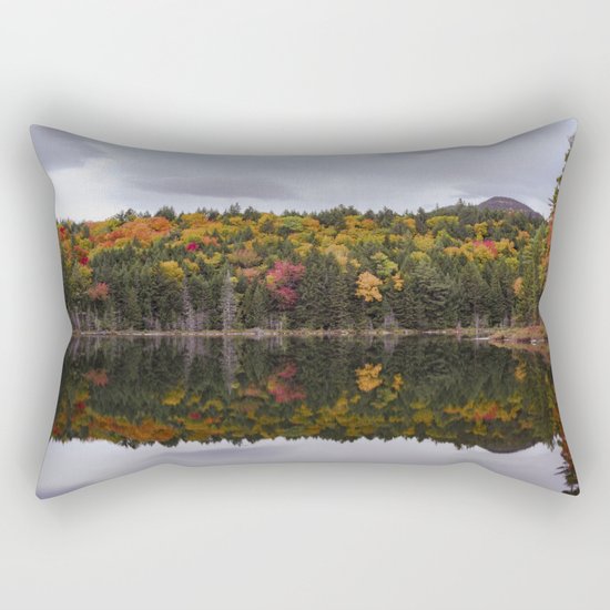 Foliage Reflection Rectangular Pillow