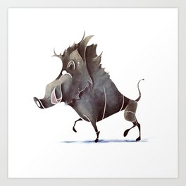 warthog Art Print