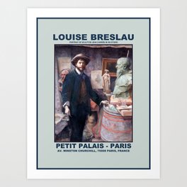 Portrait of Jean Carries by Louise Breslau (EP) Art Print