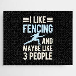 Funny Fencing Jigsaw Puzzle