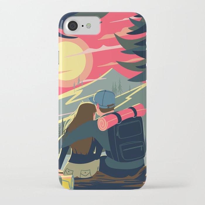 Traveling with loved ones iPhone Case