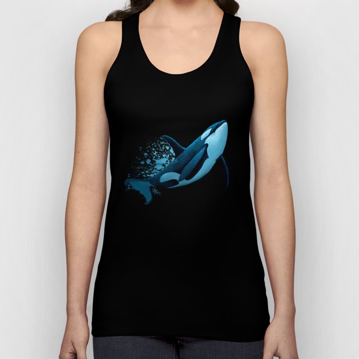 "The Dreamer" by Amber Marine ~ Orca / Killer Whale Art, (Copyright 2015) Tank Top