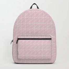 Pastel Pink and White Industrial Manchester Railways Backpack