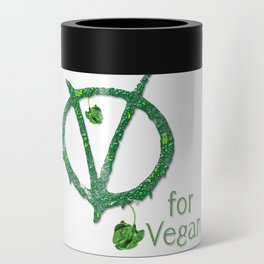V for Vegan Can Cooler