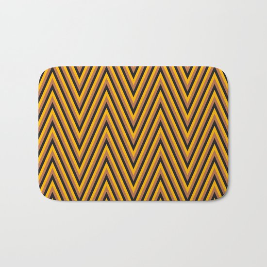 Chevron 2 Bath Mat