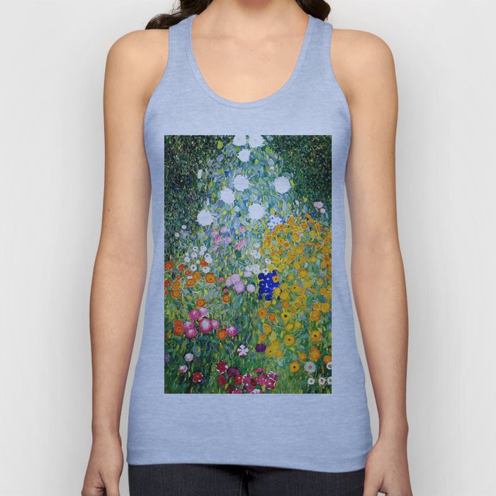 Flower Garden by Gustav Klimt vibrant Tank Top