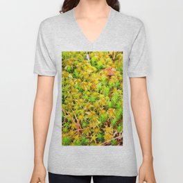 Summer Moss V Neck T Shirt