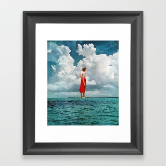 CURRENTS Framed Art Print