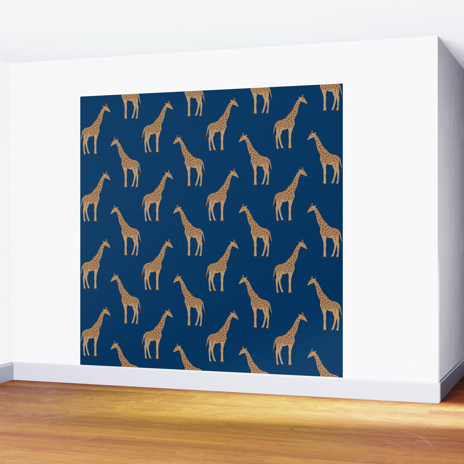 Giraffe African Safari Basic Pattern Print Animal Lover Nursery