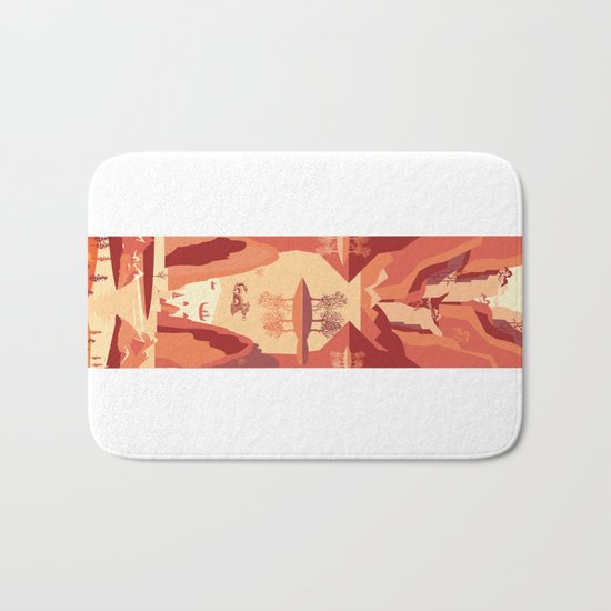 Up The River Bath Mat
