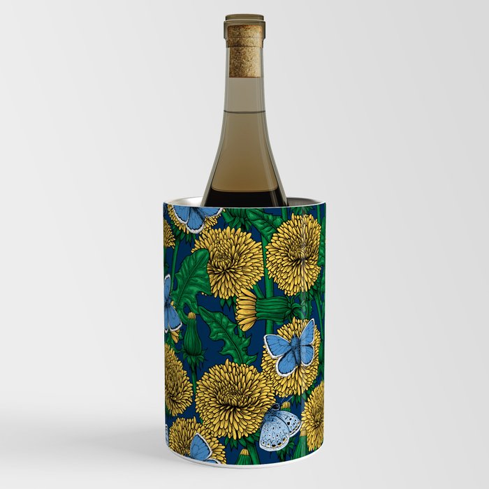 Dandelion meаdow Wine Chiller by Katerina Kirilova Society6