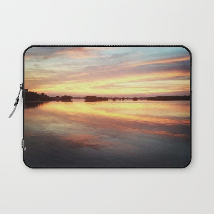 Sunset Reflection in Key West, FL Laptop Sleeve