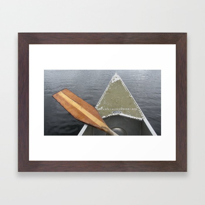 USA - MINNESOTA - Canoe ride Framed Art Print