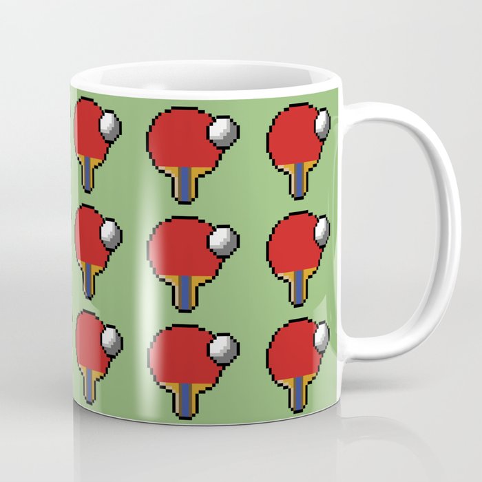 Ping pong pixelation Coffee Mug