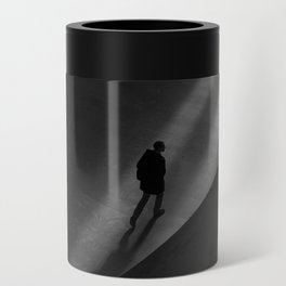 Walking by night - shadows and silhouttes industrial portrait black and white photograph / photography Can Cooler