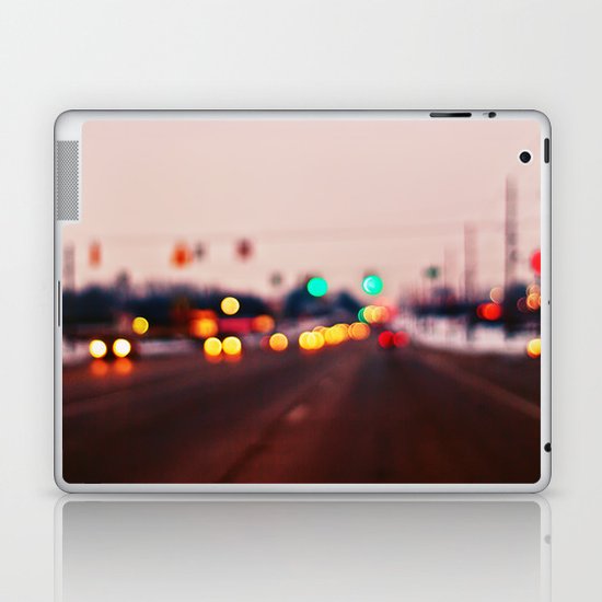 City Lights Bokeh Laptop & iPad Skin
