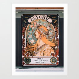venice beach psychic Art Print