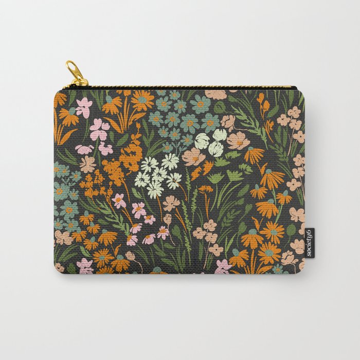 Night in the flowered meadow Carry-All Pouch