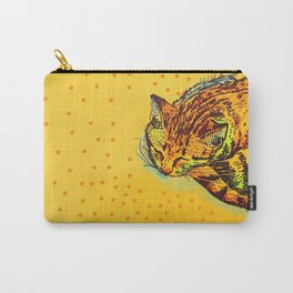 Cat Shimmie (ochre paper)  Carry-All Pouch