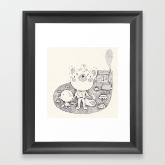 le cabanon Framed Art Print