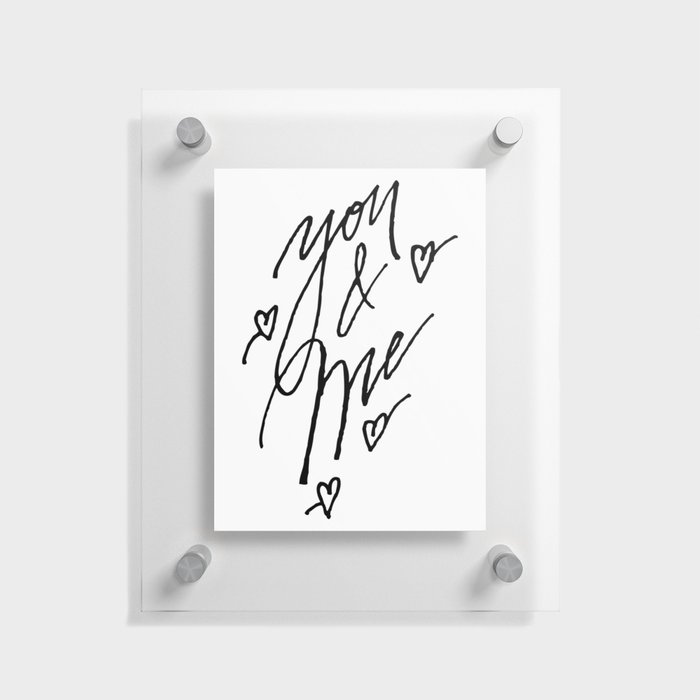 You And Me Floating Acrylic Print