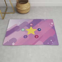 The Crystal Gems Rug | Colors, Love, Amethyst, Fusions, Friends, Ruby, Rose, Sapphire, Digital, Save 
