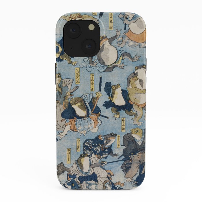 Japanese Art Samurai Cover Case for iPhone 8 Plus 11 12 13 14 Pro Max Mini
