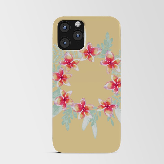 Solé Plumeria Wreath iPhone Card Case