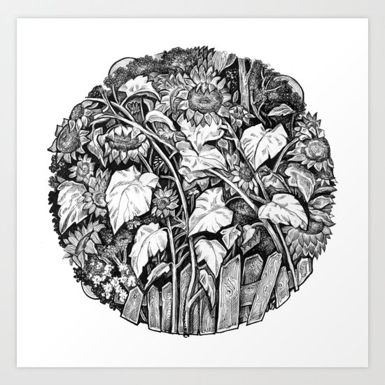 Sunflowers Art Print