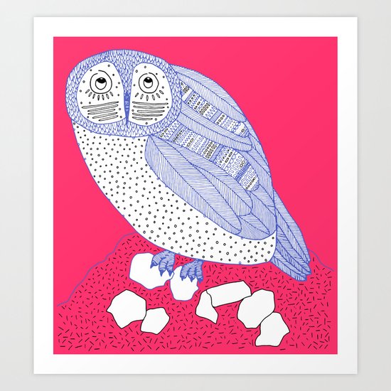 Just Another Owl Art Print